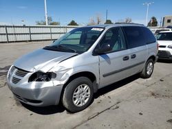 Dodge Caravan SE salvage cars for sale: 2005 Dodge Caravan SE