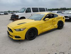 Salvage cars for sale at San Antonio, TX auction: 2015 Ford Mustang GT