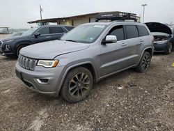 Salvage cars for sale at Temple, TX auction: 2017 Jeep Grand Cherokee Overland