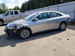 Salvage cars for sale at Arlington, WA auction: 2015 Toyota Camry LE