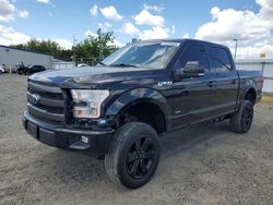 Salvage cars for sale at Sacramento, CA auction: 2015 Ford F150 Supercrew