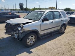 Salvage cars for sale at Miami, FL auction: 2005 Honda CR-V LX