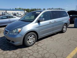 Salvage cars for sale at Pennsburg, PA auction: 2007 Honda Odyssey EX
