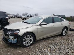 Salvage cars for sale at West Warren, MA auction: 2016 Chevrolet Malibu LT