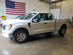 Salvage cars for sale from Copart Candia, NH: 2021 Ford F150 Super Cab