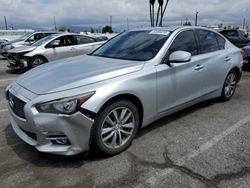 Salvage cars for sale at Van Nuys, CA auction: 2017 Infiniti Q50 Base