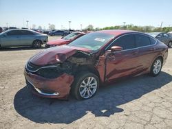 Salvage cars for sale from Copart Indianapolis, IN: 2015 Chrysler 200 Limited