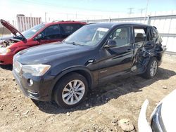 Salvage cars for sale from Copart Elgin, IL: 2015 BMW X3 XDRIVE28D