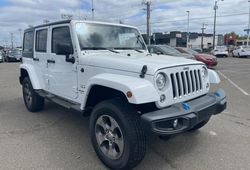 Salvage cars for sale at Sacramento, CA auction: 2018 Jeep Wrangler Unlimited Sahara