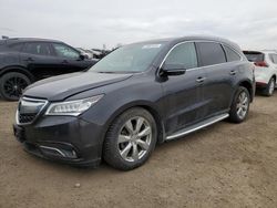 Salvage cars for sale at Rocky View County, AB auction: 2016 Acura MDX Elite