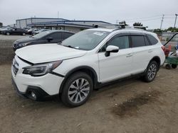 Subaru salvage cars for sale: 2018 Subaru Outback Touring