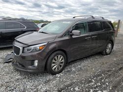 Salvage cars for sale from Copart Madisonville, TN: 2017 KIA Sedona EX