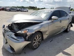 Salvage cars for sale from Copart West Palm Beach, FL: 2016 Lexus IS 200T
