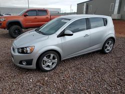 Chevrolet salvage cars for sale: 2013 Chevrolet Sonic LTZ