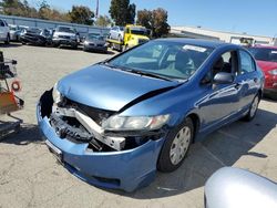 Honda salvage cars for sale: 2010 Honda Civic VP