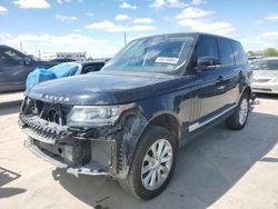 Land Rover salvage cars for sale: 2014 Land Rover Range Rover HSE