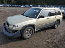 Subaru salvage cars for sale: 2002 Subaru Forester L