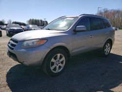 Salvage cars for sale from Copart East Granby, CT: 2007 Hyundai Santa FE SE
