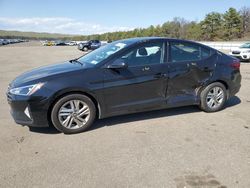 Salvage cars for sale at Brookhaven, NY auction: 2019 Hyundai Elantra SEL