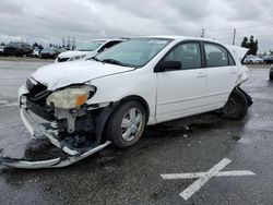 Salvage cars for sale from Copart Rancho Cucamonga, CA: 2007 Toyota Corolla CE
