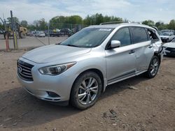 Salvage cars for sale at Pennsburg, PA auction: 2015 Infiniti QX60