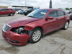 Salvage cars for sale from Copart Grand Prairie, TX: 2013 Chrysler 200 LX