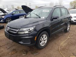 Salvage cars for sale at Elgin, IL auction: 2017 Volkswagen Tiguan S