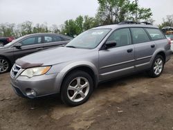 Salvage cars for sale from Copart Baltimore, MD: 2008 Subaru Outback 2.5I