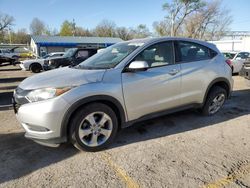 Vehiculos salvage en venta de Copart Wichita, KS: 2016 Honda HR-V LX