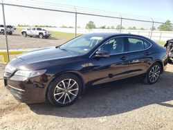 Salvage cars for sale at Houston, TX auction: 2017 Acura TLX Tech