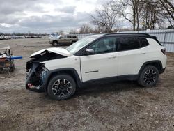 Salvage cars for sale from Copart Ontario Auction, ON: 2021 Jeep Compass Trailhawk