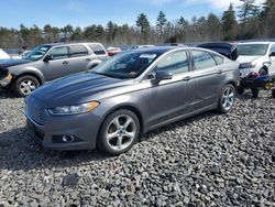 Salvage cars for sale at Windham, ME auction: 2014 Ford Fusion SE