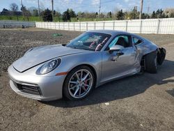 Salvage cars for sale from Copart Portland, OR: 2020 Porsche 911 Carrera S