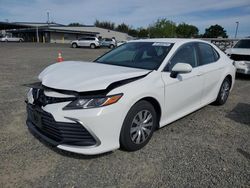 Salvage cars for sale from Copart Sacramento, CA: 2022 Toyota Camry LE