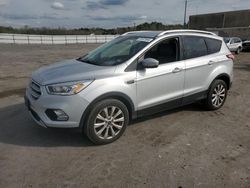 Salvage cars for sale from Copart Fredericksburg, VA: 2017 Ford Escape Titanium