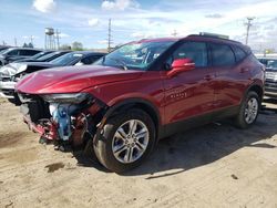 Salvage cars for sale at Chicago Heights, IL auction: 2021 Chevrolet Blazer 2LT