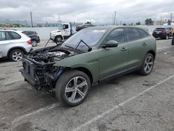 Salvage cars for sale at Van Nuys, CA auction: 2017 Jaguar F-PACE Premium
