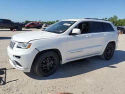 Salvage cars for sale at Houston, TX auction: 2016 Jeep Grand Cherokee Summit