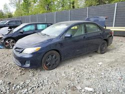 Salvage cars for sale from Copart Waldorf, MD: 2011 Toyota Corolla Base