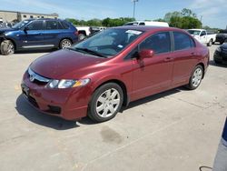 Salvage cars for sale from Copart Wilmer, TX: 2010 Honda Civic LX