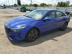 Salvage cars for sale at Miami, FL auction: 2022 Hyundai Elantra SEL