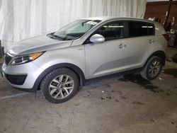 Salvage cars for sale at Ebensburg, PA auction: 2015 KIA Sportage LX