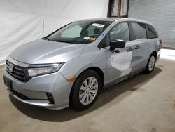 Salvage cars for sale at Brookhaven, NY auction: 2021 Honda Odyssey LX