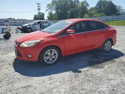 Salvage cars for sale at Gastonia, NC auction: 2012 Ford Focus SEL