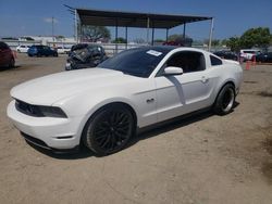 Salvage cars for sale from Copart San Diego, CA: 2011 Ford Mustang GT