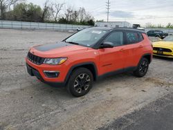 Jeep salvage cars for sale: 2018 Jeep Compass Trailhawk