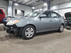 Salvage cars for sale from Copart Ham Lake, MN: 2010 Hyundai Elantra Blue