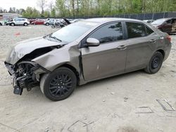 Salvage cars for sale at Waldorf, MD auction: 2018 Toyota Corolla L