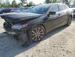Salvage cars for sale at Hampton, VA auction: 2016 Acura TLX Tech