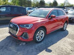 Salvage cars for sale at Madisonville, TN auction: 2022 Audi Q3 Premium Plus S Line 45